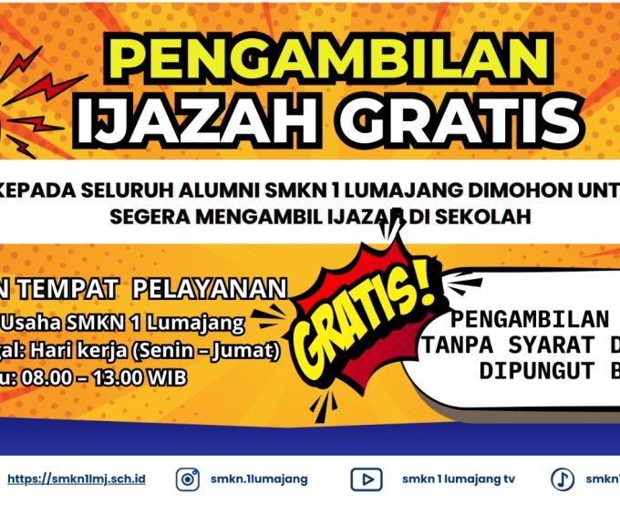 Pengambilan Ijazah SMKN 1 Lumajang