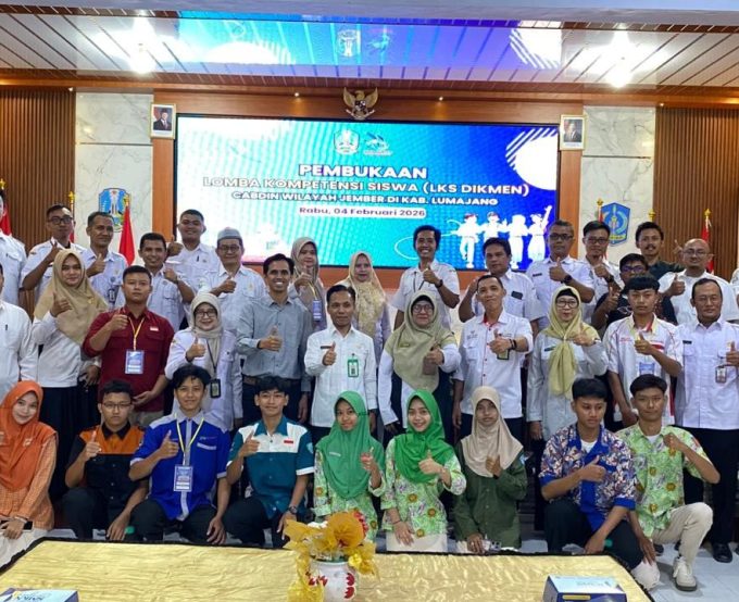 Pembukaan Lomba Kompetensi Siswa SMK Cabdin Wilayah Jember Tahun 2026